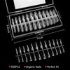 YEVYO Clear Round Gel Fake Nail Tips Full Cover On Fake Nails - 500 PCS - 2 of 4