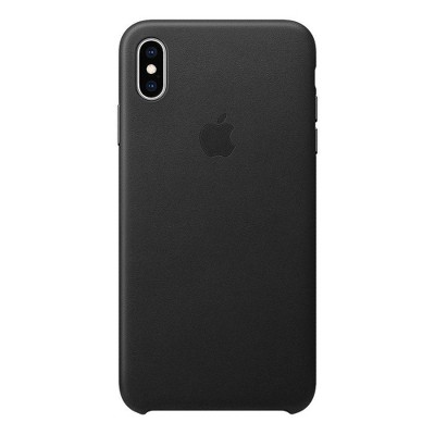 Apple iPhone 11 Pro Max Leather Case - Black