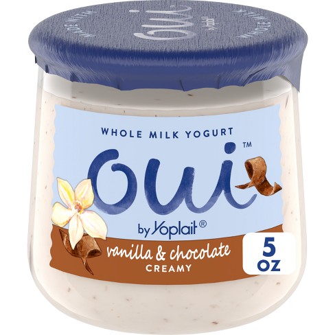 Oui Creamy Vanilla & Chocolate Whole Milk Yogurt - 5oz