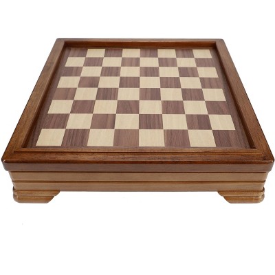Walnut Wood 7-in-1 Classic Game Set with Chess, Checkers, Backgammon