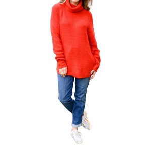 Women's Steady Pace Roll Neck Sweater - Jodifl - 1 of 4