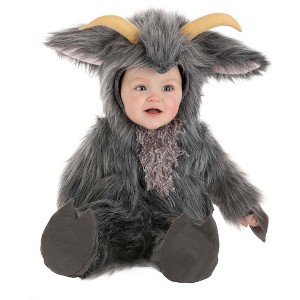 HalloweenCostumes.com Deluxe Infant Goat Costume - Farm Animal Outfit for Kids - 1 of 3