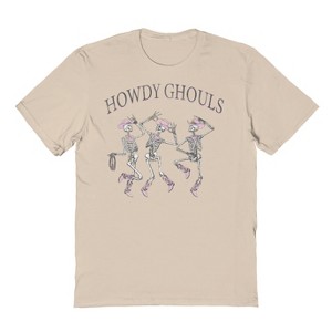 Social Collective Men Howdy Ghouls Short Sleeve Graphic Cotton T-Shirt - 1 of 4