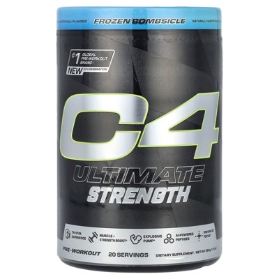C4 / Cellucor C4 Ultimate Strength, Pre-Workout, Frozen Bombsicle , 1.2 lbs (550 g)