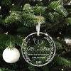 First Christmas Married Ornament 2025 - Mr and Mrs Sign Wedding Gifts for Couples, Newlyweds - Bridal Shower Present - 3 of 4