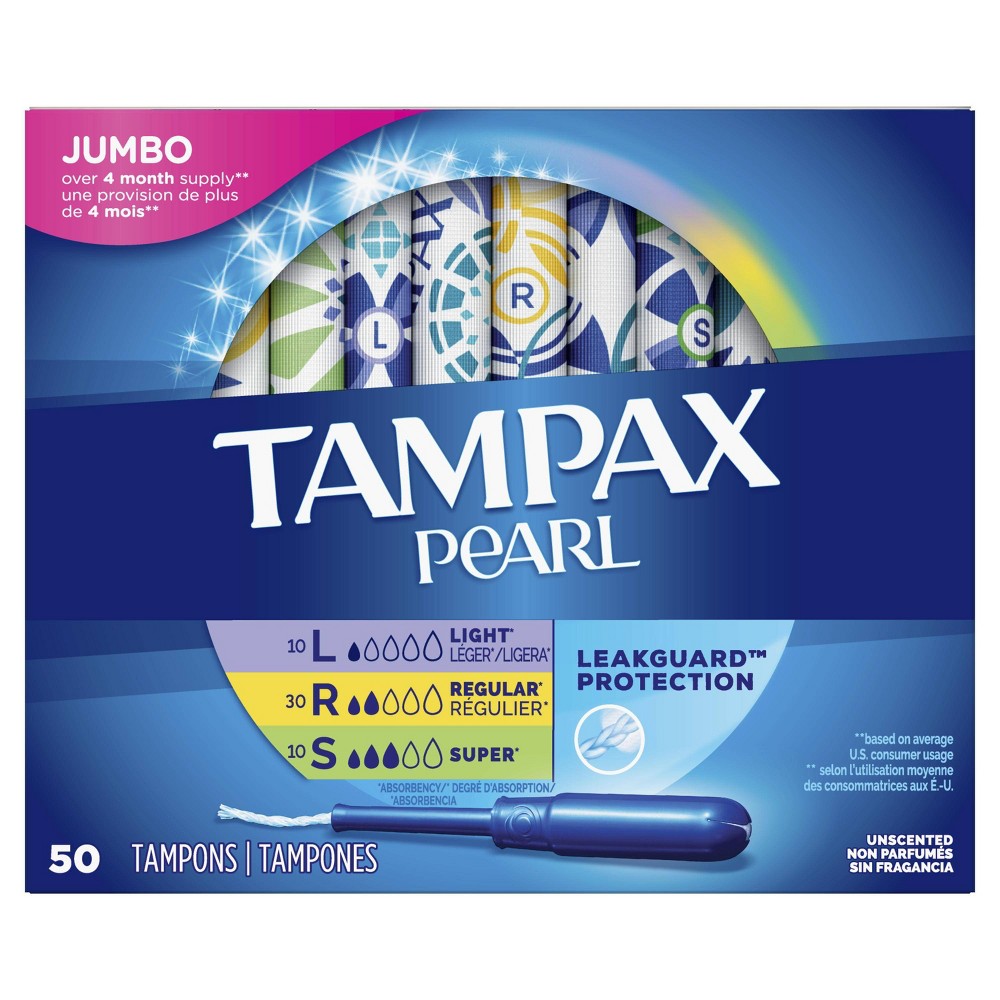 Tampax Pearl Triple pack - Light, Regular, Super