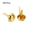 Unique Bargains Corrosion Resistance Light Weight Durable Arts and Crafts Brads 100 Pcs - 3 of 4