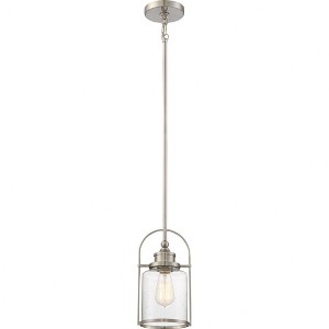 Quoizel Lighting Payson 1 - Light Pendant in  Brushed Nickel - 1 of 3
