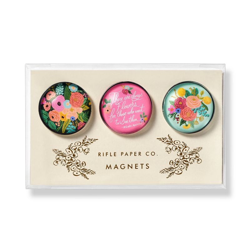 Rifle Paper Co. 3ct Garden Party Magnets, 3 of 4