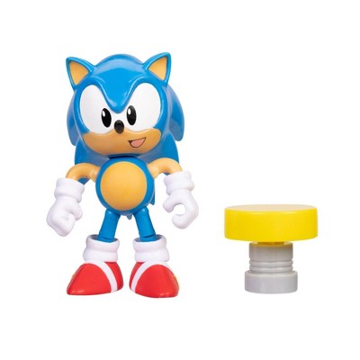 Photo 1 of * OPENED PACKAGING * Sonic the Hedgehog Classic Sonic with Yellow Spring Action Figure QTY 2 
