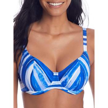 Freya Women's Jewel Cove Ruffled Bikini Top - As7230 30dd Plain