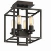 Craftmade Lighting Cubic 4 - Light Semi-Flush Mount in  Aged Bronze Brushed - 2 of 2