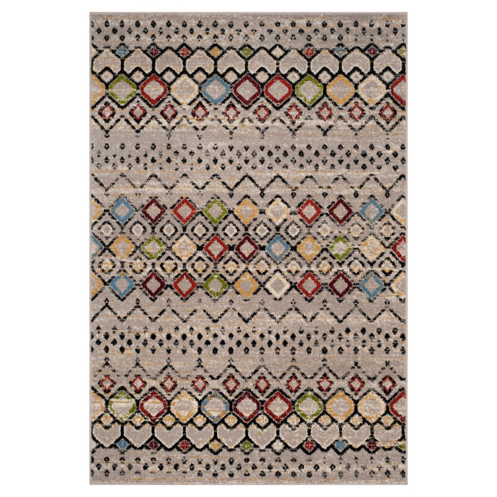 Light Fair Isle Design Loomed Area Rug 4'x6' - Safavieh