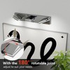 Modern Chrome LED Vanity Light 4-Light Wall Sconce Sleek Minimalist Design - 4 of 4