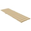 vidaXL Sun Lounger Cushion - Outdoor Patio Sunbed Seat Pad - Melange Beige - Polyester Fabric - 78.7"x23.6"x1.6" - 4 of 4