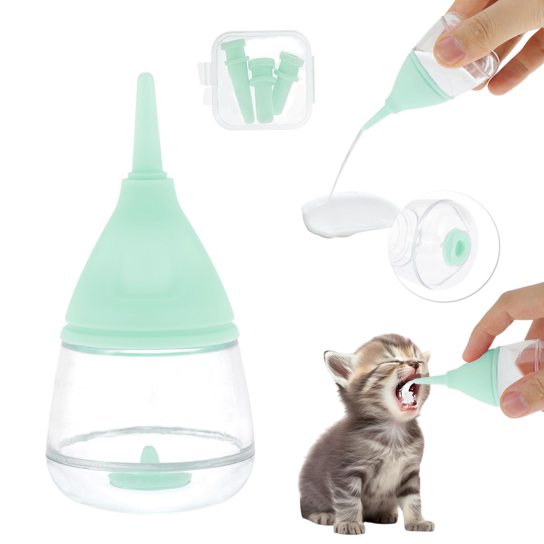 Unique Bargains Unique Bargains Kitten Bottle 1 Set