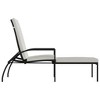 vidaXL Sun Lounger with Footrest PE Rattan Brown - 4 of 4