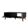 Wengue Coffee Table with a Door and Open Storage - 4 of 4