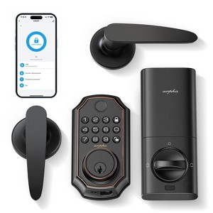 Arpha Keyless entry deadbolt door lock with handle - 1 of 4
