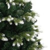 vidaXL Artificial Hinged Christmas Tree with Flocked Snow - 70.9" Lifelike PE Tips, Sturdy Metal Stand, Easy Assembly, Indoor & Outdoor, Reusable - 4 of 4