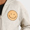 Girls' Zip-Up Fleece Hooded Sweatshirt - Cat & Jack™ - 2 of 4