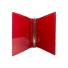 JAM Paper Plastic 2 Inch Binder Red 3 Ring Binder Sold Individually 820T2RD - 3 of 3