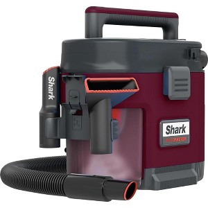 Shark MessMaster 1 Gallon Portable Wet/Dry Vacuum for Pets, Cars -Burgundy Refurbished - 1 of 4