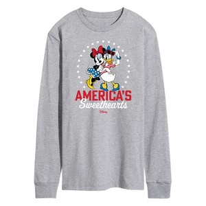 Men's - Disney - Americana Long Sleeve Graphic T-Shirt - 1 of 4