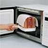 The Original Makin Bacon Microwave Bacon Dish - Makes Crispy Bacon in Minutes - Reduces Fat Content for a Healthier Meal - 3 of 4