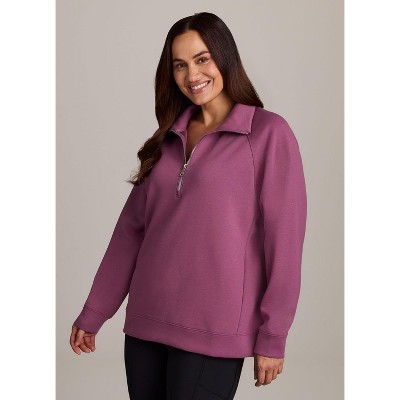 RBX Active Women's Quarter Zip Sweatshirt Transitional All Season