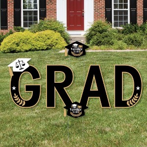 Big Dot of Happiness Law School Grad - Yard Sign Outdoor Lawn Decorations - Future Lawyer Graduation Party Yard Signs - GRAD - 1 of 4