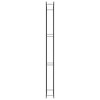 vidaXL Firewood Rack Matt Black 43.3 in.x11 in.x122.8 in. Steel - 4 of 4