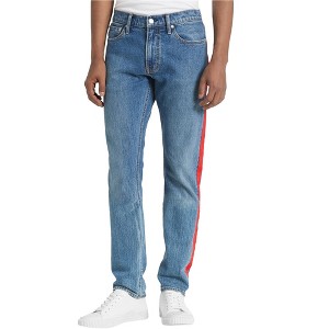 Calvin Klein Mens Side Stripe Slim Fit Jeans - 1 of 1