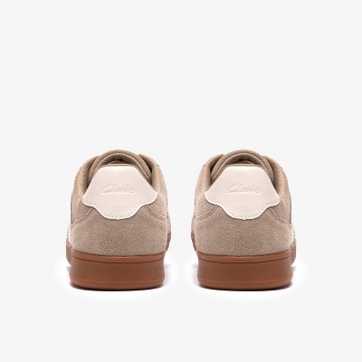 Обувь Clarks Mens Seco Speed Dark Sand Suede Shoes 10 Medium — фото 5