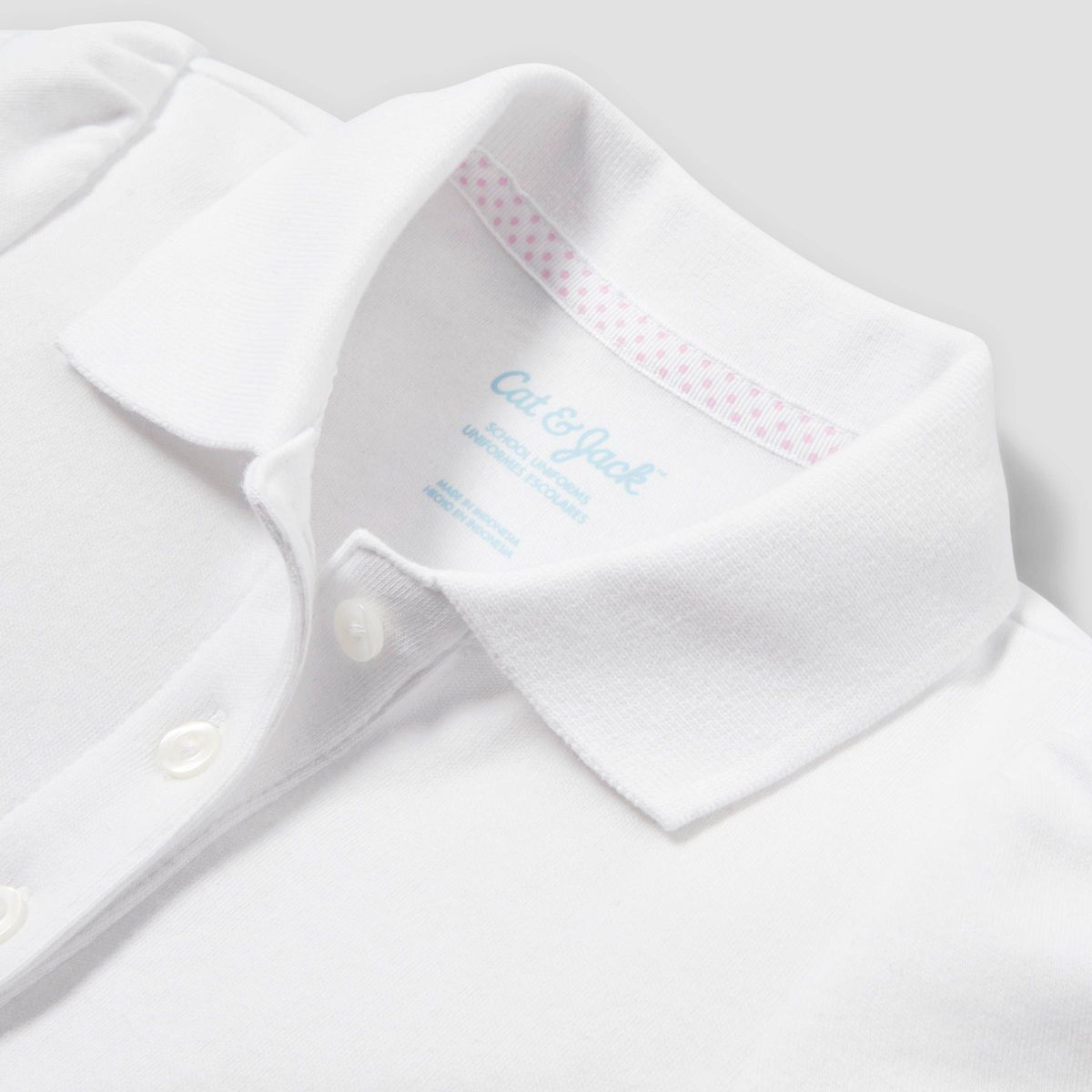 Toddler Girls' Short Sleeve Interlock Uniform Polo Shirt - Cat & Jack™ - thumbnail 9