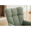 Bella Depot Upholstered Glider Rocking Chair with Solid Wood Legs - 4 of 4