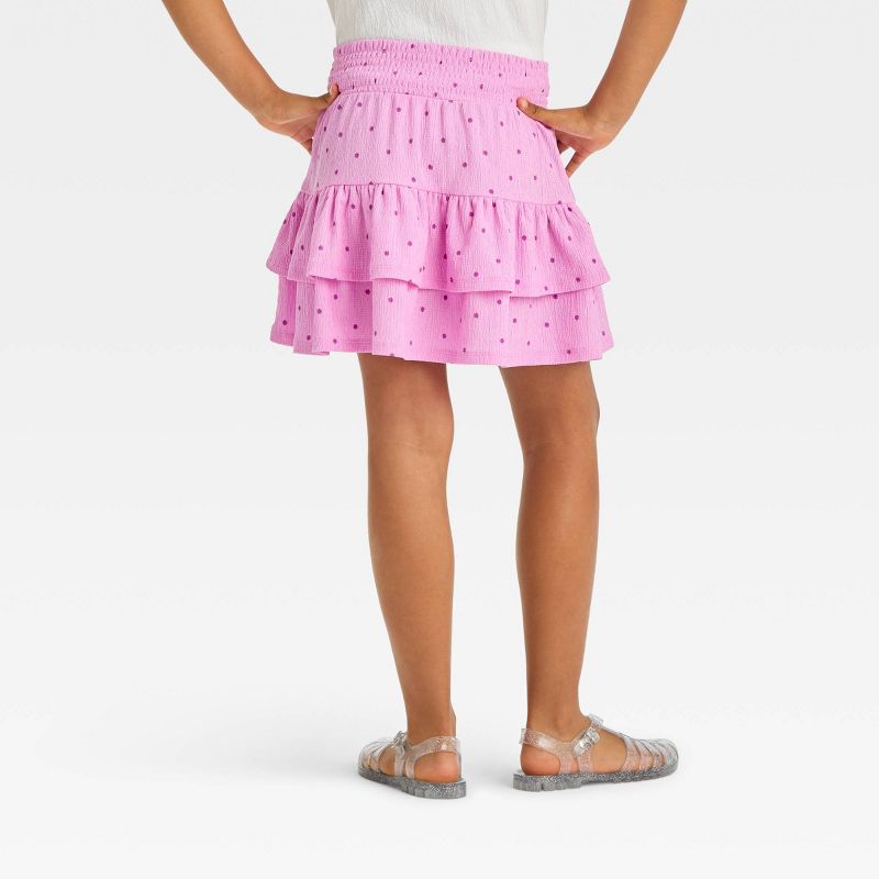 Girls&#39; Crinkle Knit Tiered Skirt - Cat &#38; Jack&#8482;, 3 of 9