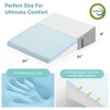 Vipbear Bed Wedge Pillow with Soft Memory Foam and Washable Cover, Wedge Pillow for Sleeping, Triangle Pillow Wedge for Back Pain Relief - 4 of 4