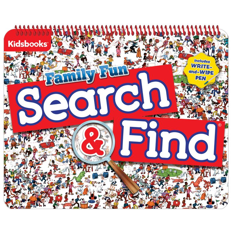 Family Fun Search & Find - by  Kidsbooks Publishing (Spiral Bound), 1 of 2