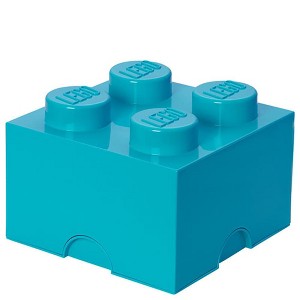 LEGO Medium Azur Storage Brick 4 - 1 of 1