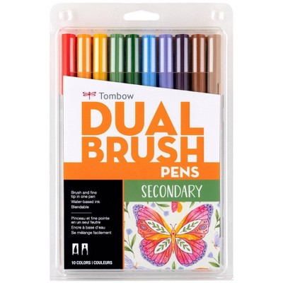 Tombow 10ct Dual Brush Pen Art Markers - Secondary