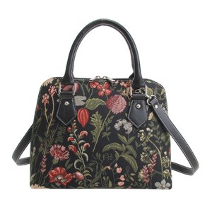 Signare USA Morning Garden Black Convertible Top Handle Handbag - 1 of 4