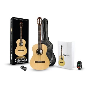 Cordoba CP100 Classical Guitar Pack Natural - 1 of 3
