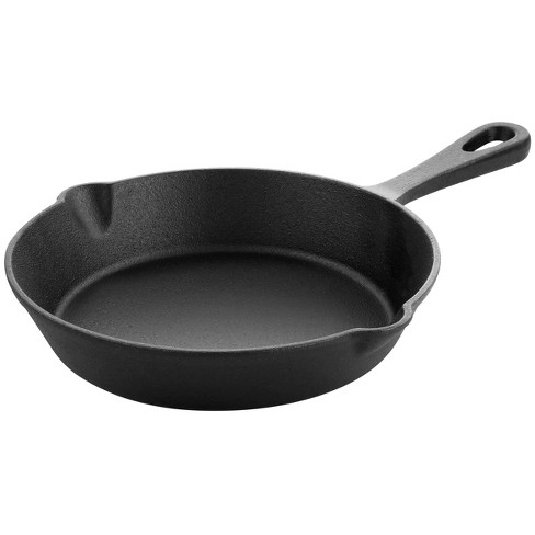 General Store Addlestone 8 Inch Preseasoned Round Cast Iron Frying Pan 