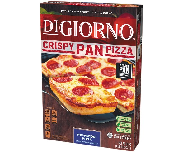 DiGiorno Crispy Pepperoni Pan Frozen Pizza - 26oz