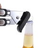 Unique Bargains Handheld Can Opener Handheld 3-in-1 Can Opener Bottle Opener PP Iron Silver Tone Black 2.09"x7.68" 1 Pc - 3 of 4