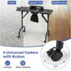 Tangkula Folding Manicure Nail Table w/ Electric Dust Collector LED Lamp Carry Bag - 4 of 4