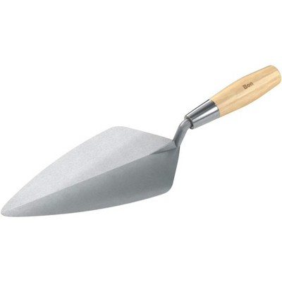 Bon Tool 72-552 Brick Trowel Forged 11-inch Narrow London Wood