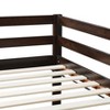 PAGED Wooden Twin over Twin Bunk Bed, Modern Bed Frame with Ladder and Guardrail, Loft Bed for Boy and Girl, Easy Assembly - 4 of 4