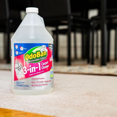 OdoBan 3-in-1 Concentrated Carpet Cleaner Solution, 1 Gallon